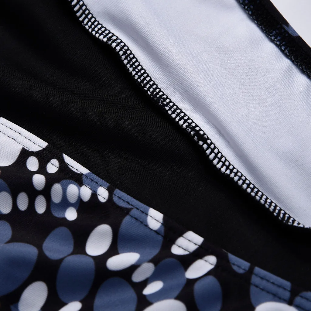 Женский купальник с глубоким v образным вырезом SAGACE бикини принтом пуш ап