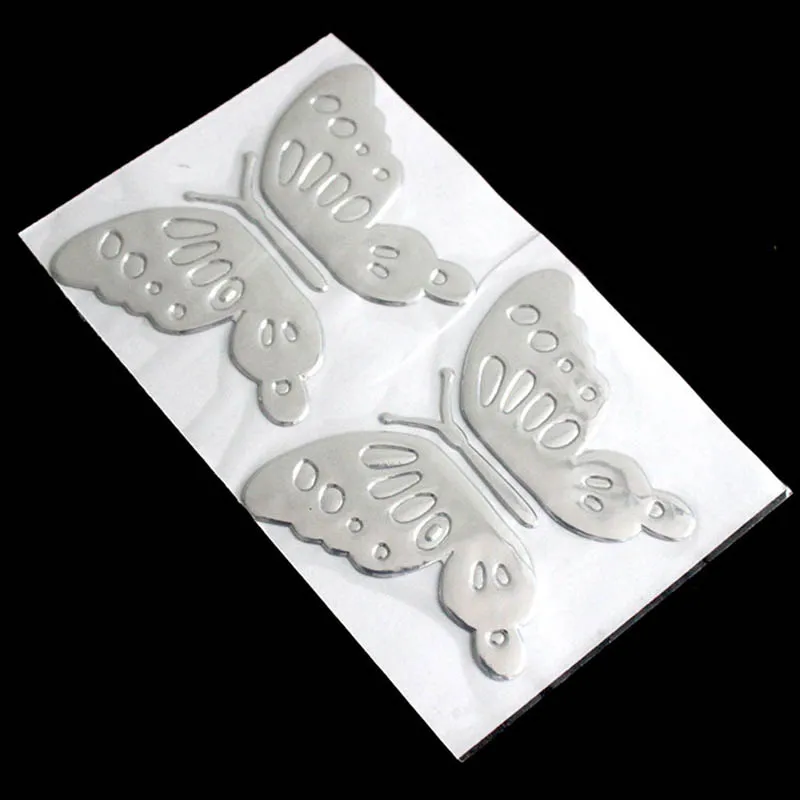 Автомобильные ПВХ стерео автомобильные наклейки 3D бабочки зеркало заднего вида