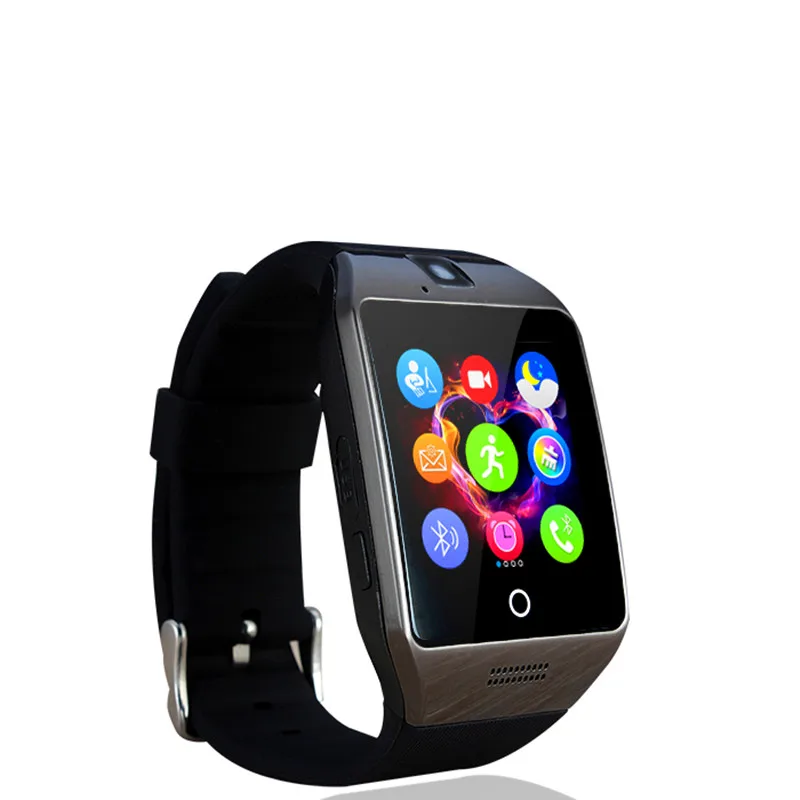 2016 Новинка NFC Bluetooth Smart часы Q18S с Камера facebook синхронизации SMS MP3 Smartwatch Поддержка Sim