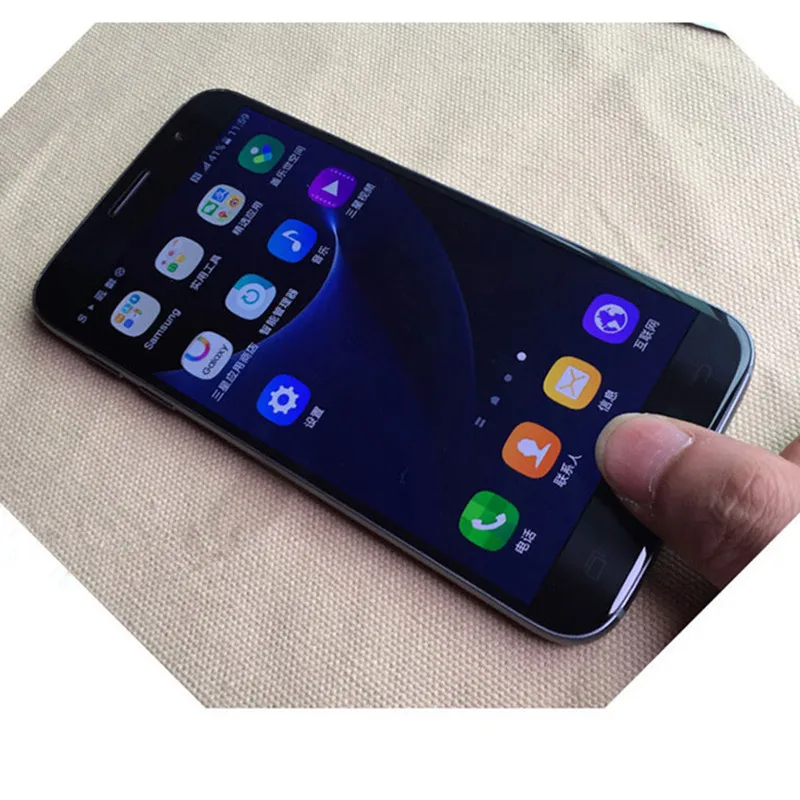 Наклейка с кнопкой возврата отпечатков пальцев для Samsung Galaxy S7/S7edge прозрачная