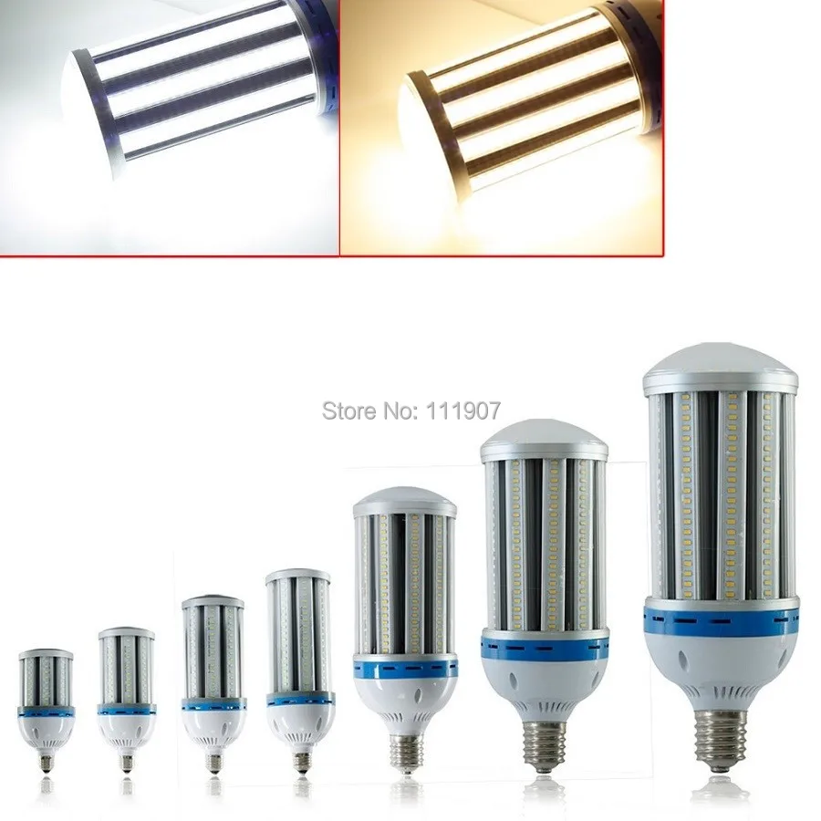 

E40 35W/45W/55W/65W/80W/100W/120W SMD AC85-265V High Power LED Corn Bulb Lamp Warm/Cool White Cylinde Corn Light New Arrival