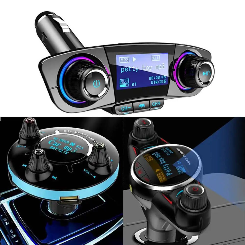 Беспроводной Bluetooth FM передатчик Аудио Автомобильный Mp3 плеер AUX модулятор Handsfree Car
