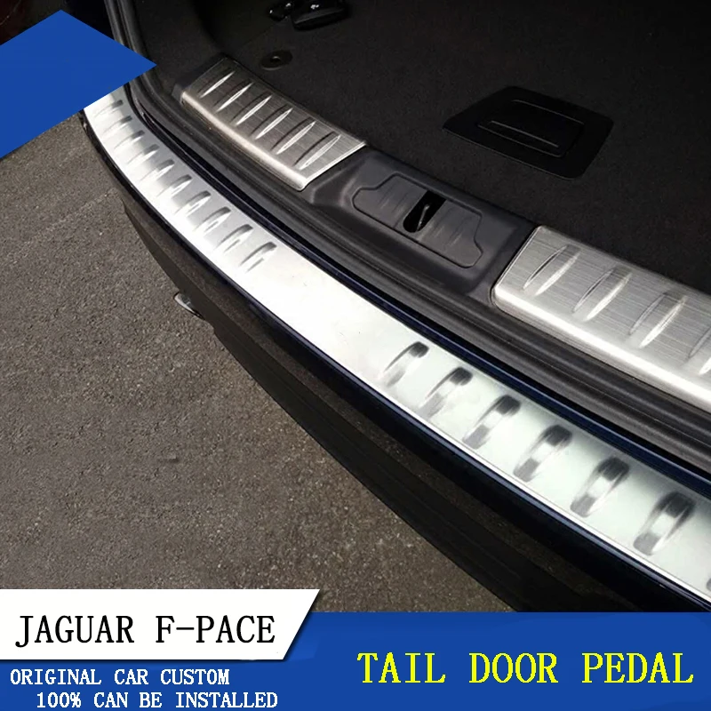 Накладка на педаль подоконника для багажника Jaguar F PACE 2016 2017 декоративная накладка
