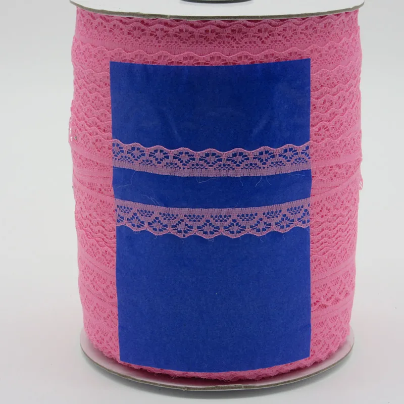 

wholesale 800 Yards Lace Ribbon 14MM Wide Lace Trim DIY Embroidered Net Lace For Sewing Decoration African Lace Fabric