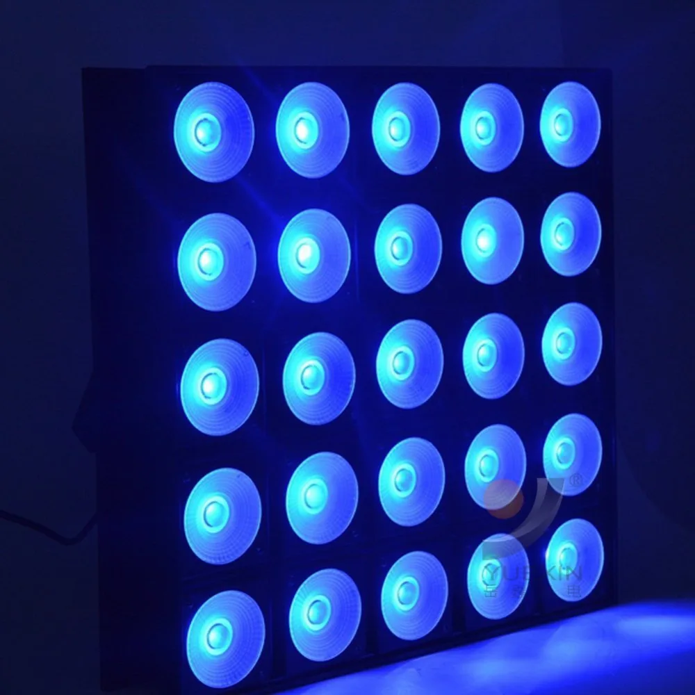 25x30 Вт светодиодная Матрица Блиндер Пиксельная панель 30 COB RGB 3в1 LED DJ фоновый