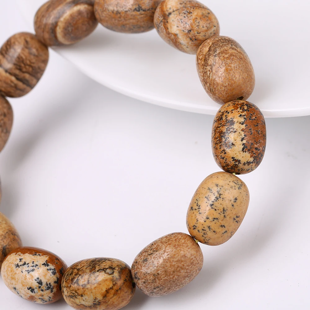 Модный браслет из натурального камня с целебными кристаллами для женщин и мужчин