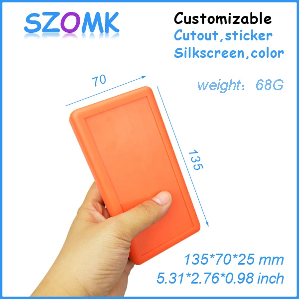 10 шт. карманная электронная коробка с 3 батареями AA 135*70*25 мм|box plastic|box plastic