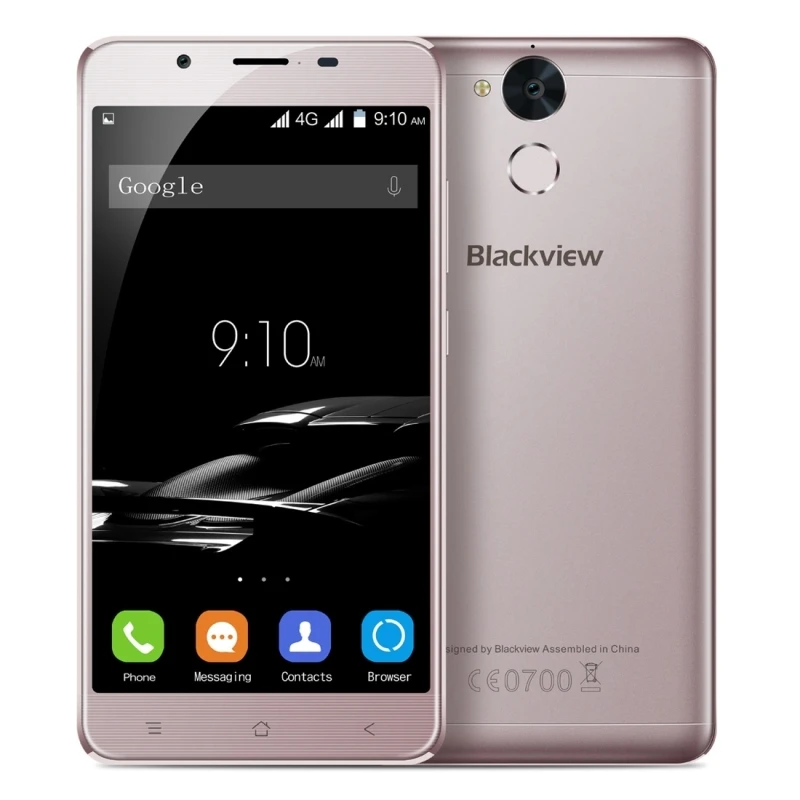 Original Blackview P2 4G Mobile Phones Android 6.0 4GB RAM 64GB ROM Octa Core Smartphone Dual SIM 1080P 5.5 inch FHD Cell Phone | Мобильные