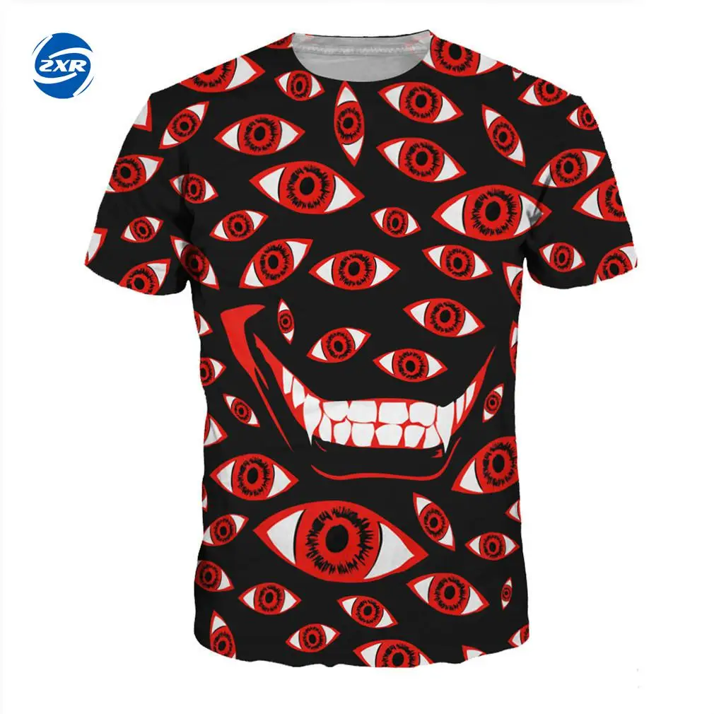 Летние Для мужчин женщин мода монстр Средства ухода для век Цифровой 3D печать