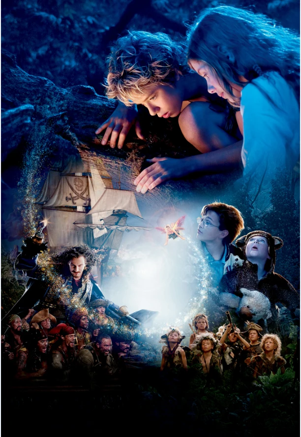 5x7FT Питер Пэн пиратский корабль шторм море Tinkerbell пользовательские фотостудии фоны Виниловые 150 см x 220 см