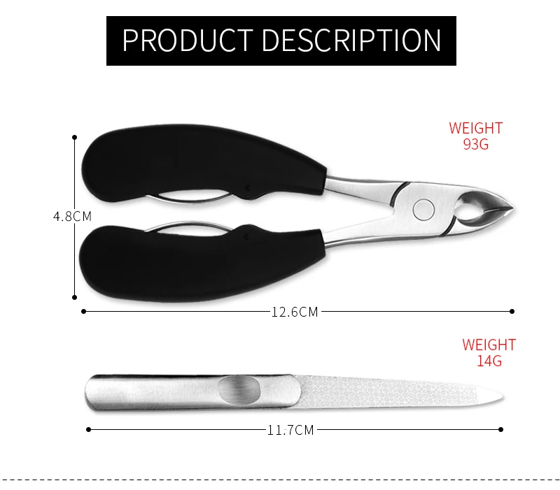 

2Pcs/Set New Stainless Steel Nail Cuticle Scissors Pliers Dead Skin Nail Clippers Paronychia Pedicure Manicure Tool Suit BT56
