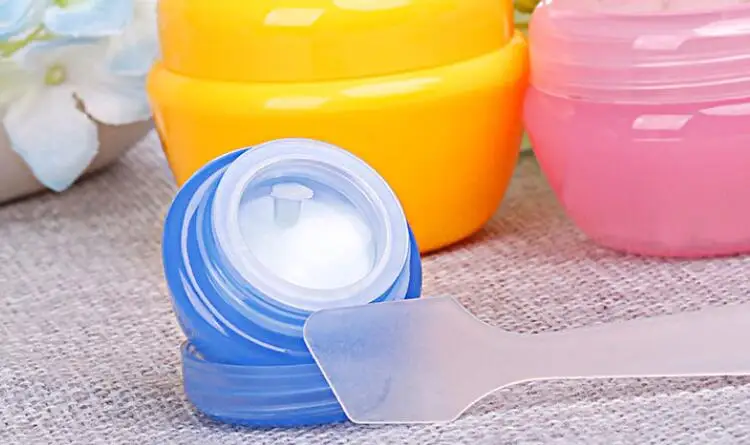 Маленькая Портативная Лазерная пустая бутылка для макияжа дорожная банка