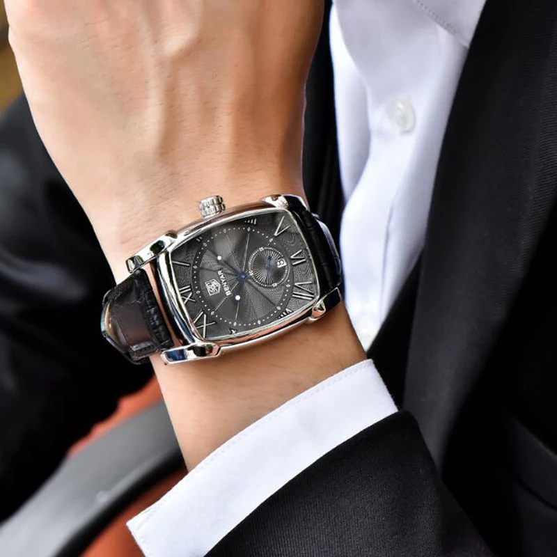 Часы BENYAR Мужские кварцевые брендовые Роскошные водонепроницаемые деловые