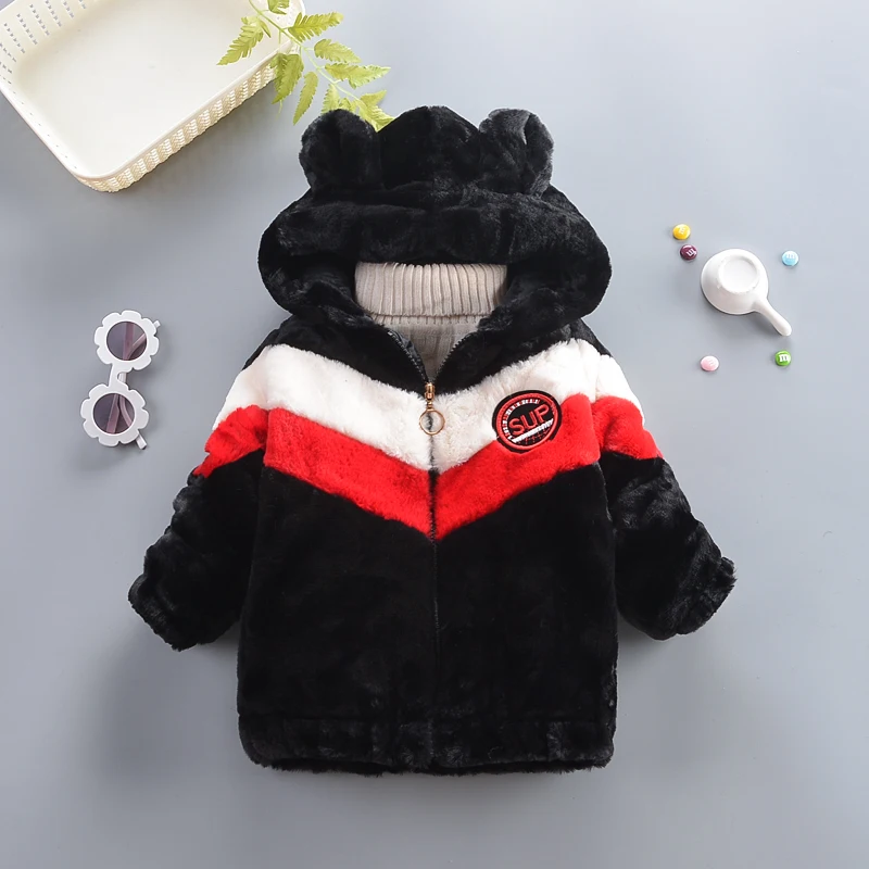 Теплые пальто для девочек зимние детские хлопковые модные толстые вельветовые