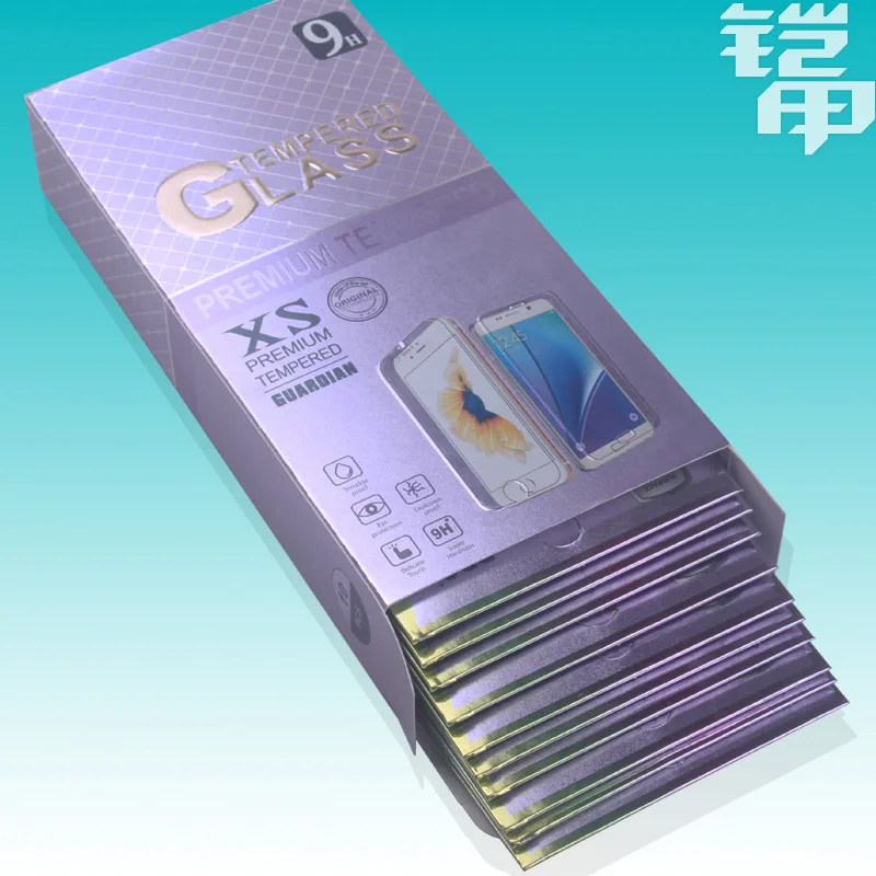 Для закаленного стекла защитная коробка для экрана упаковка Samsung Xiaomi iPhone6/6p 7/7P