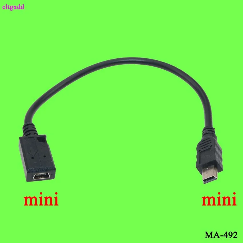 Cltgxdd 1 шт. Mini USB Тип B разъем на штырь 5-контактный конвертер OTG Синхронизация