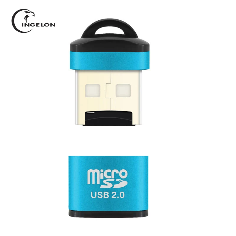 Ingelon кардридер USB 2 0 высокоскоростной адаптер Micro SD TF Мини Смарт карта памяти