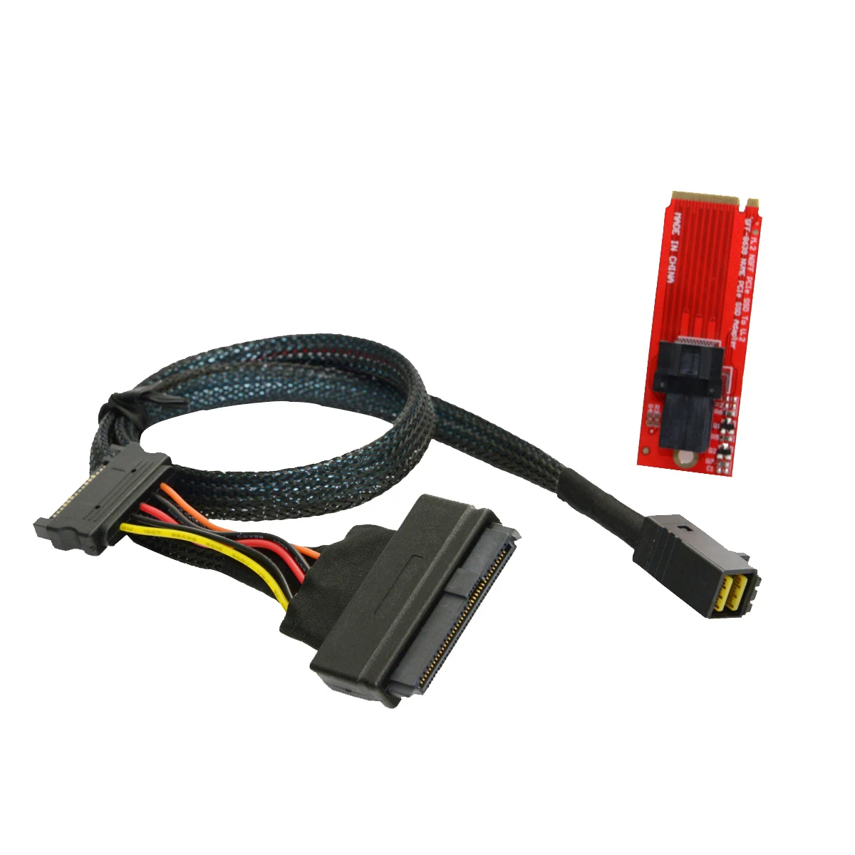 Комплект U.2 U2 SFF-8639 NVME PCIe SSD адаптер и кабель для материнской платы Intel 750 p3600 p3700 M.2