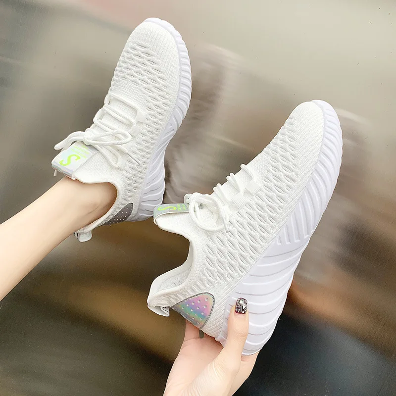 RGKWXYER новые женские туфли из дышащего материала сетчатые балетки повседневная