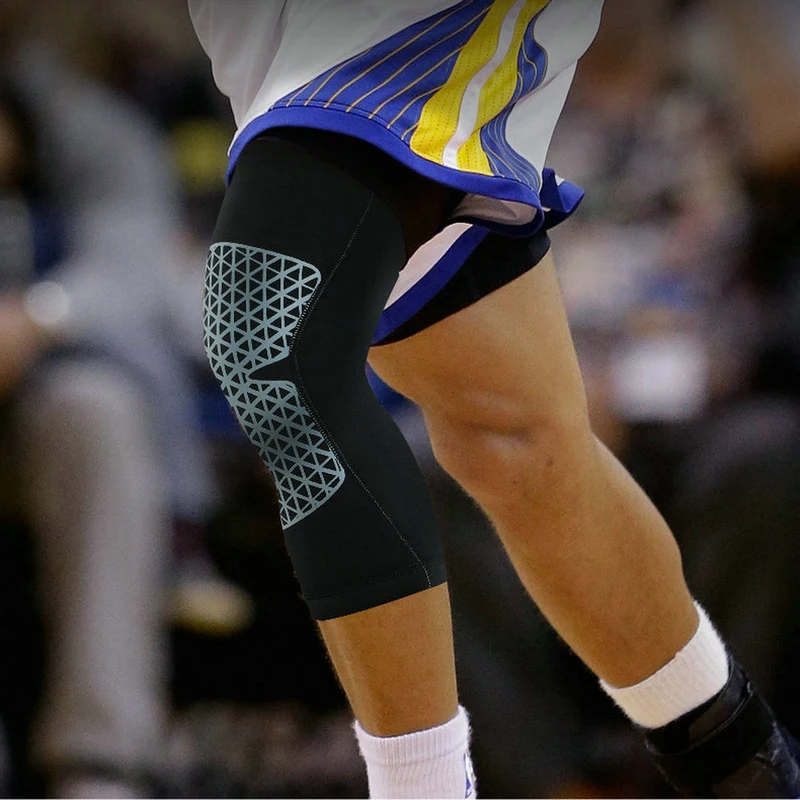 1 пара тонкие компрессионные наколенники для бега баскетбола велоспорта дышащие