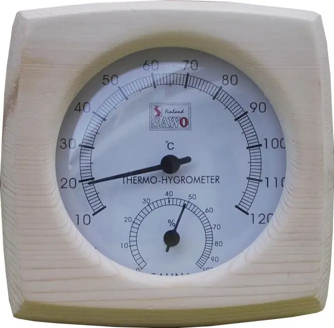 Сауна термометр для комнаты гигрометр с деревянным футляром - купить по выгодной