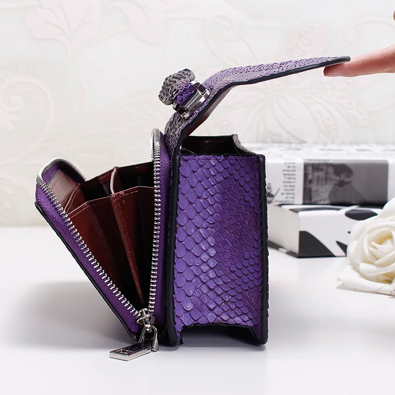 

CICICUFF Snake Pattern Women Leather Handbags Fashion Chains Cover Shoulder Bags Messenger Bag Crossbody Flap Totes Ladies 2020