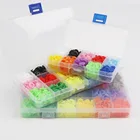 Пластиковый ящик для хранения 81024 лентЦветные полимерные кнопки органайзер для кнопок для детских зажимов для одежды с ящиком для хранения