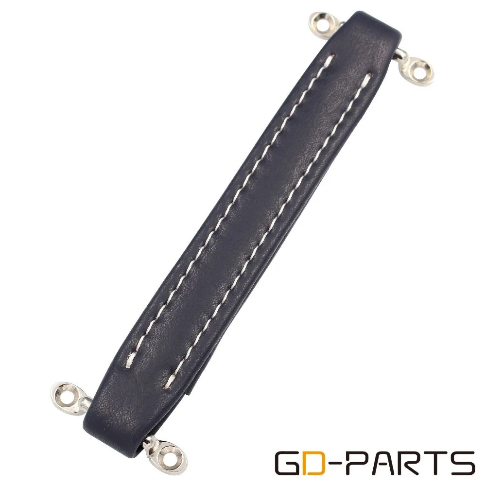 1 шт. темно синий гитарный кожаный ремешок с ручкой для Fender AMPEG AH2 AH3 стальной