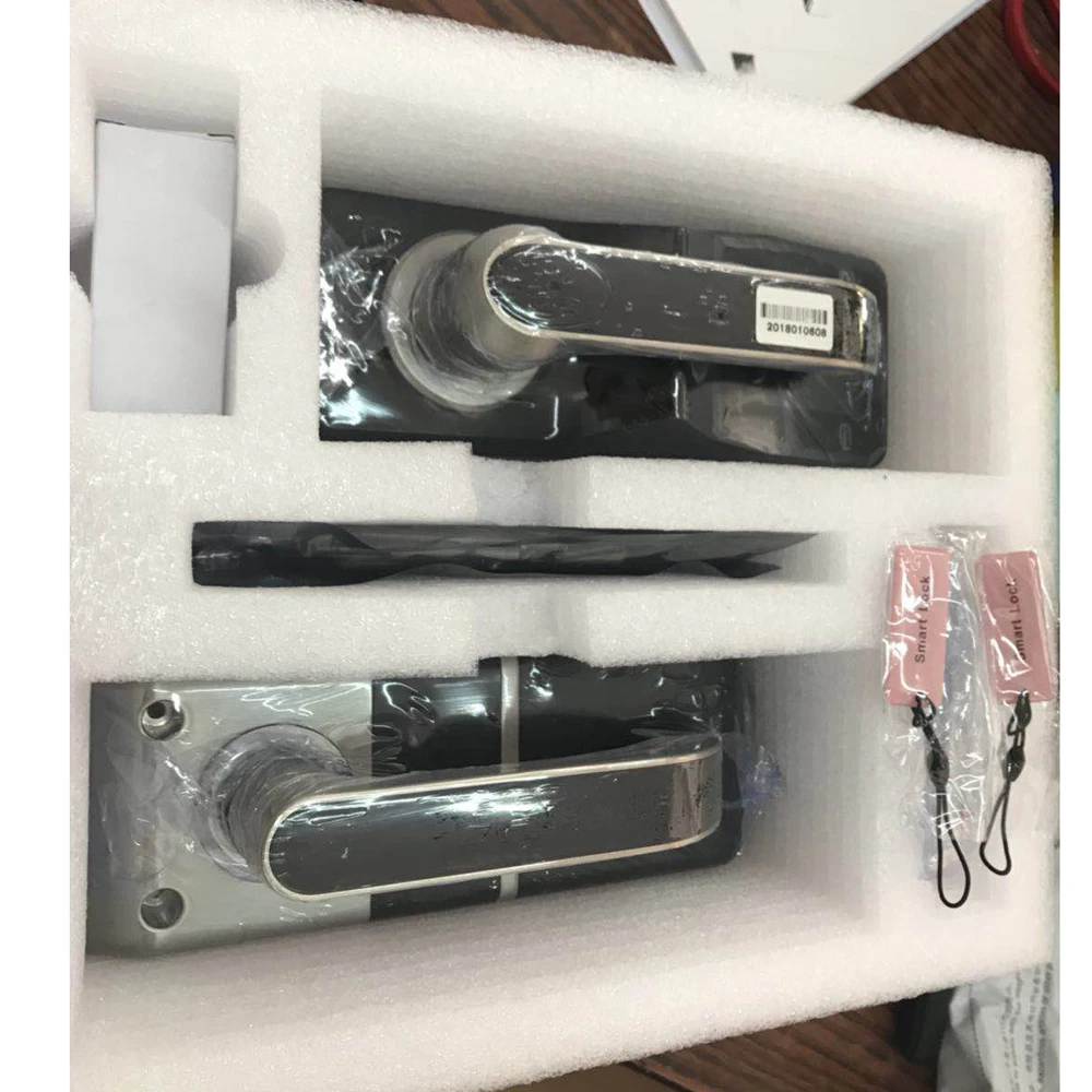 Разблокировка двери по отпечатку пальца pincode карта отпечаток и механический ключ