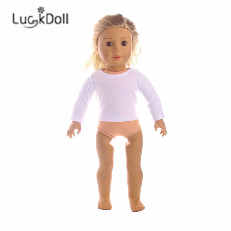 Симпатичная рубашка LUCKDOLL размер 18 дюймов американская кукла 43 см аксессуары для