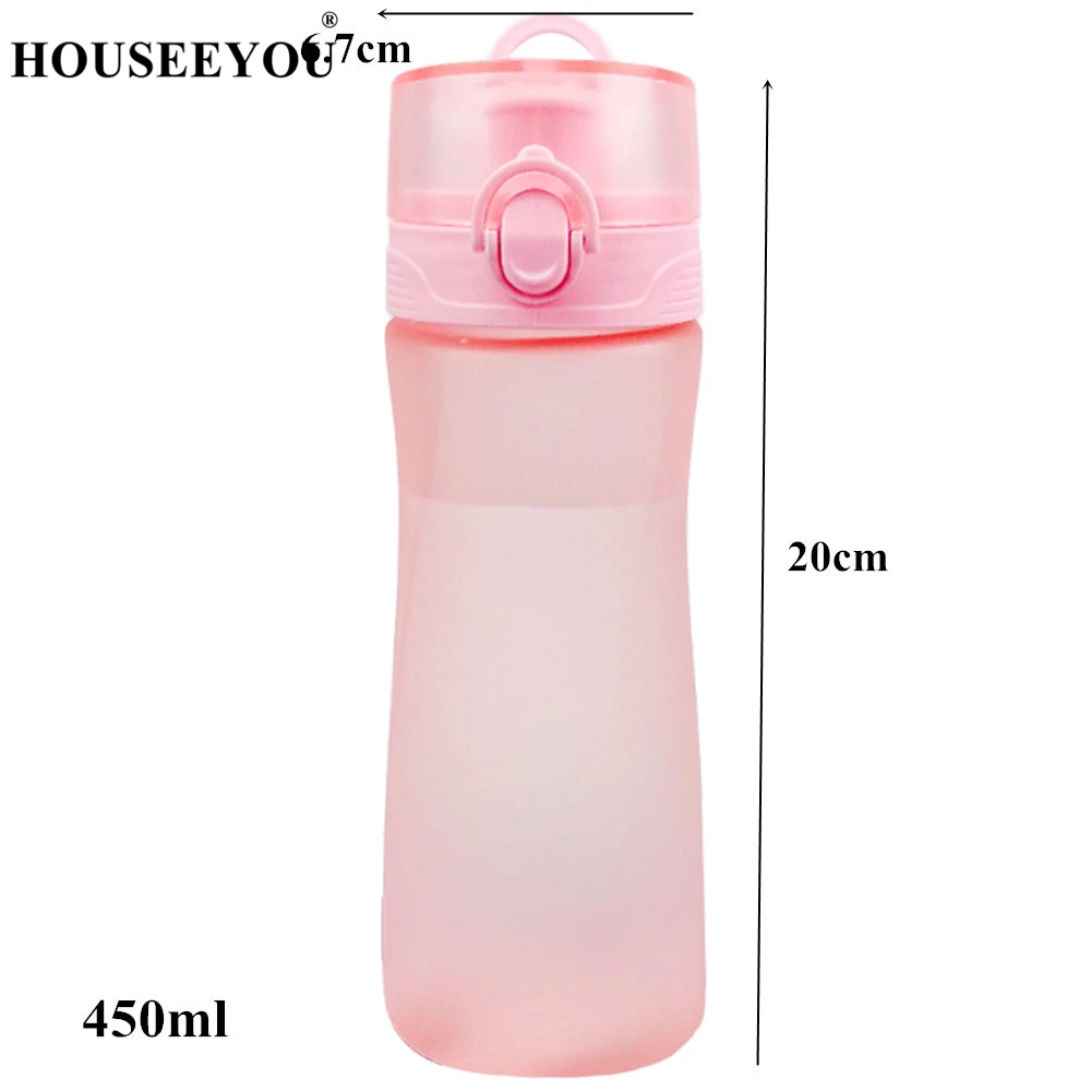 Houseyou пластиковый чайник портативная бутылка для воды с крышкой замком леди
