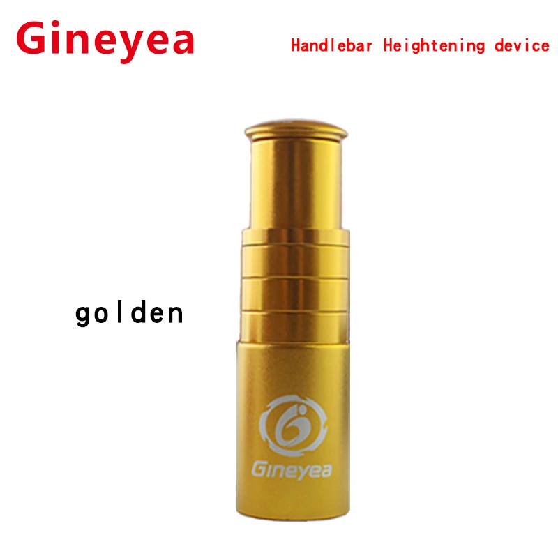 golden Gineyea 28,6 мм алюминиевый сплав для горного велосипеда Горная дорога велосипед удлинитель руль стояк Голова Вверх Адаптер - Цвет: golden