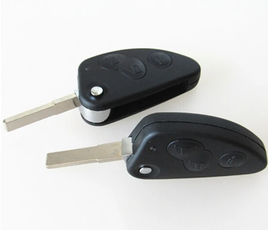 Замена 2 3 кнопочного автомобильного ФОБ необрезанное лезвие SIP22 для Alfa Rome|key shell