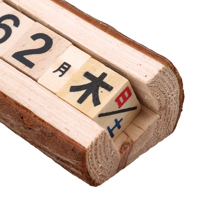 DIY шикарные винтажные деревянные кубики ежедневный вечный рабочий стол