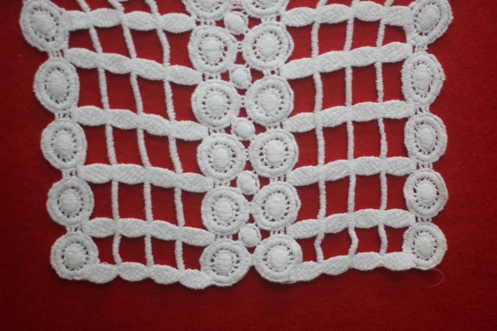 Модное вязаное крючком платье с цветочной вышивкой хлопковое кружевное