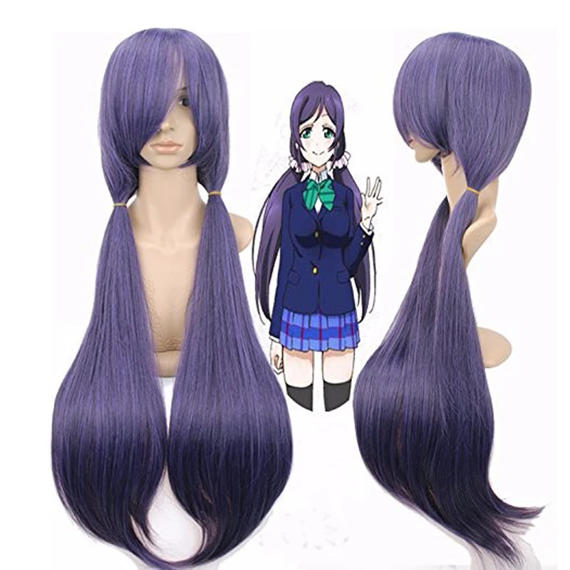 Love Live! Nozomi Tojo фиолетовая фотография + крышка для парика| |