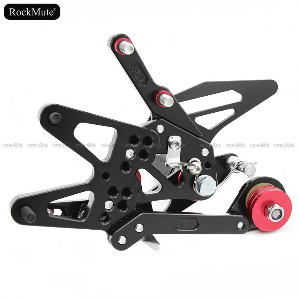 Мотоцикл Rearsets для Triumph Daytona 675/R 2013 2018 CNC регулируемая подножка рычаг переключения