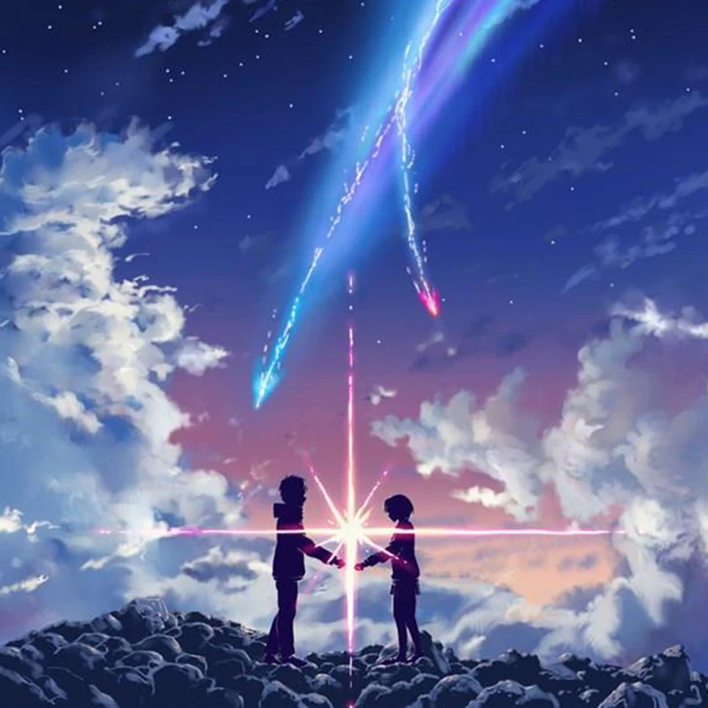 Украшения feimeng японское аниме ваше имя Tachibana Taki Miyamizu Mitsuha ожерелье с кометами