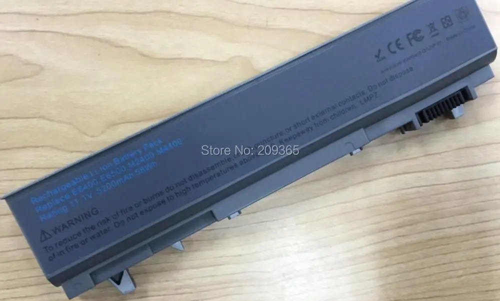 Аккумулятор для Dell Latitude E6400 E6410 ATG XFR E6500 E6510 1M215 4M529 4N369 4P887 C719R DFNCH FU268 FU272 FU274 |