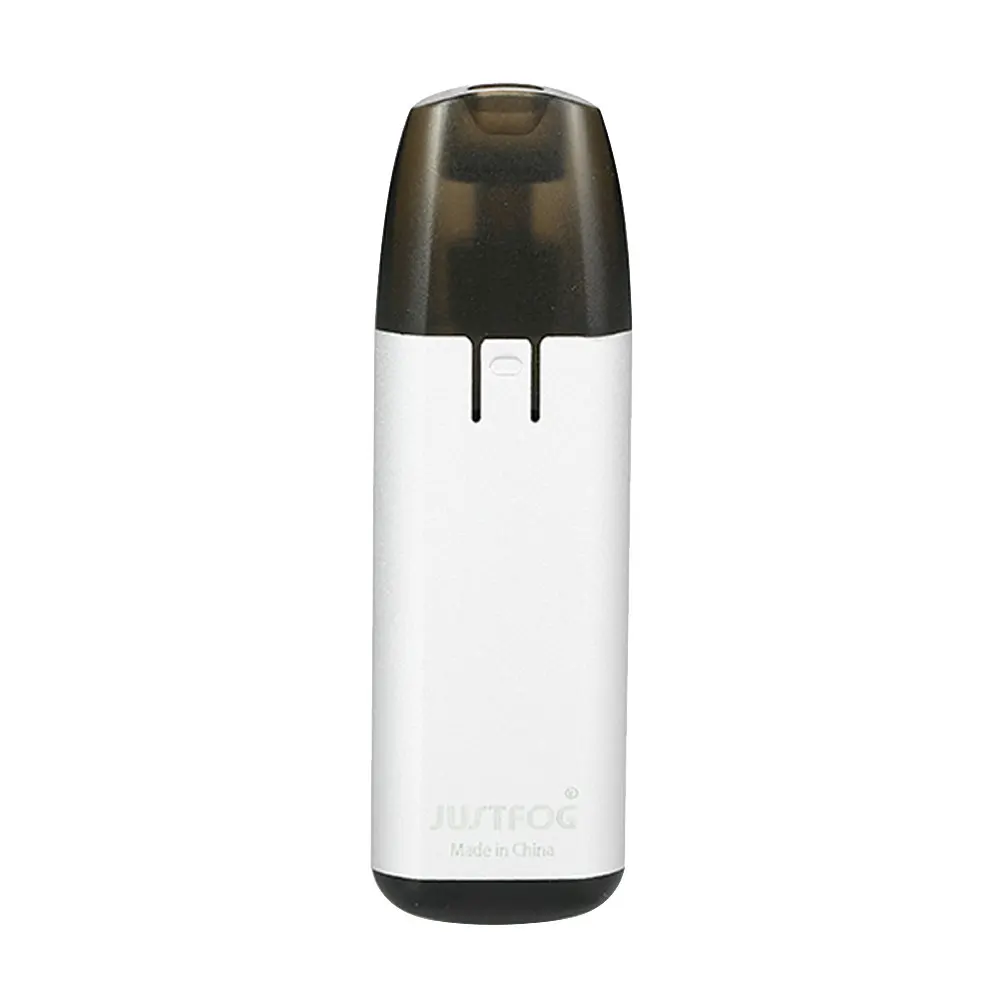 Набор цветов JUSTFOG MINIFIT Pod Vape Kit с аккумулятором 370 мАч и картриджем 1,5 мл pod system pod vape Kit vs Drag Nano/Kubi - Цвет: Серебристый
