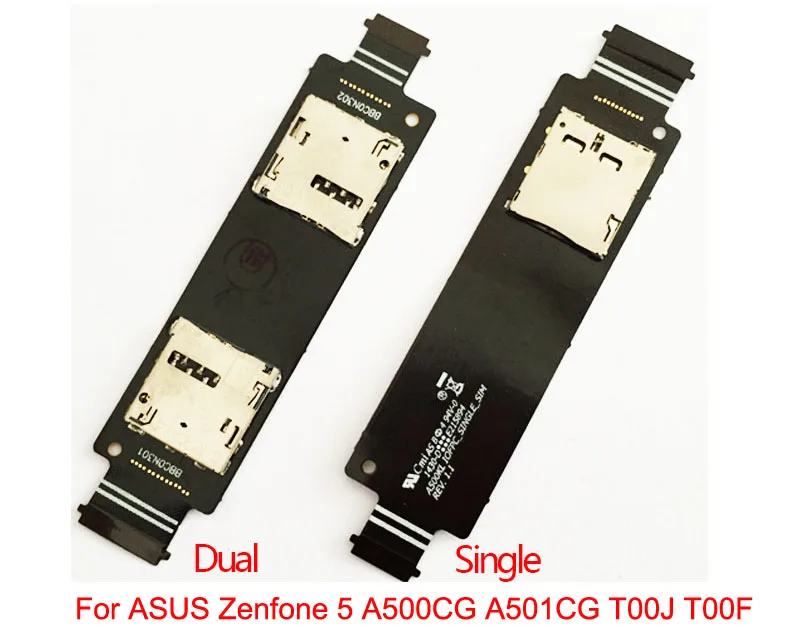 Устройство для чтения SIM-карт слот гибкий кабель Для ZenFone 2 ZE550ML ZE551ML ZE500CL 4 A450CG 5 &quot5
