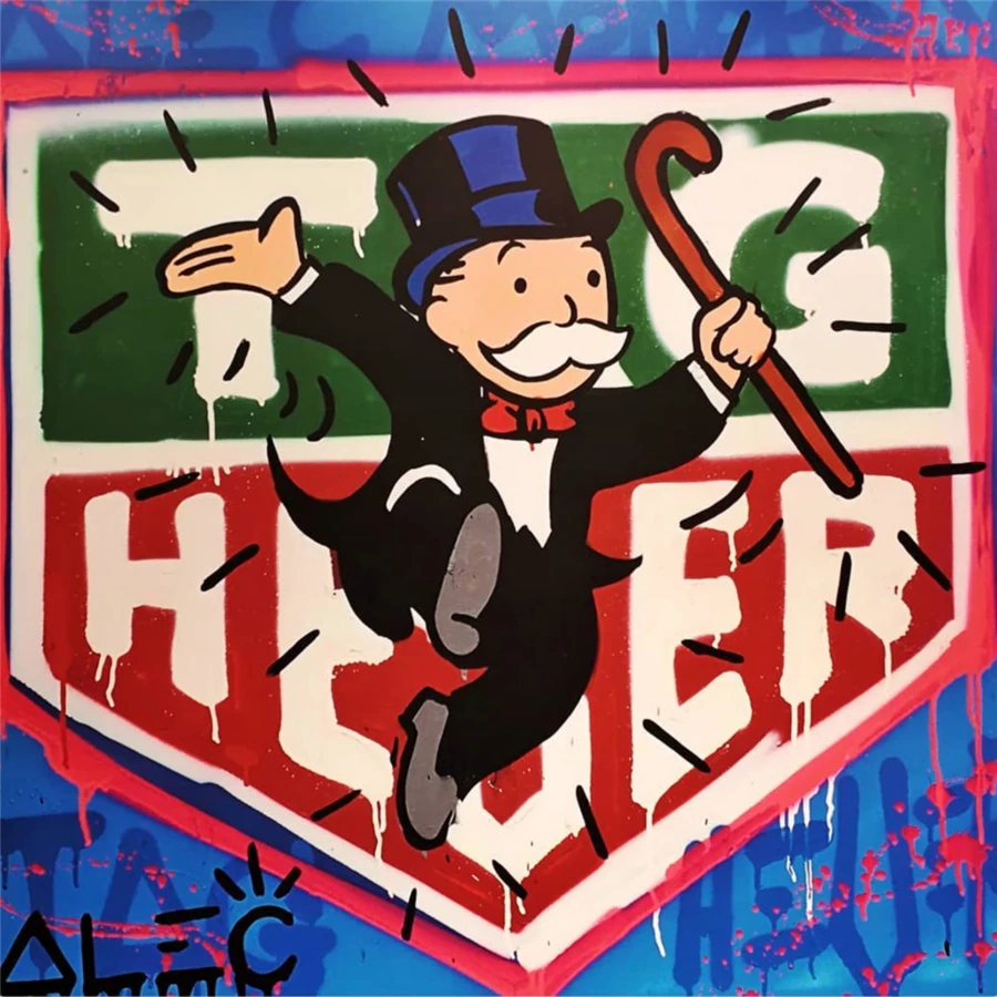 Настенный художественный холст Alec Monopolys TAG Heuer HD с печатью постера живопись
