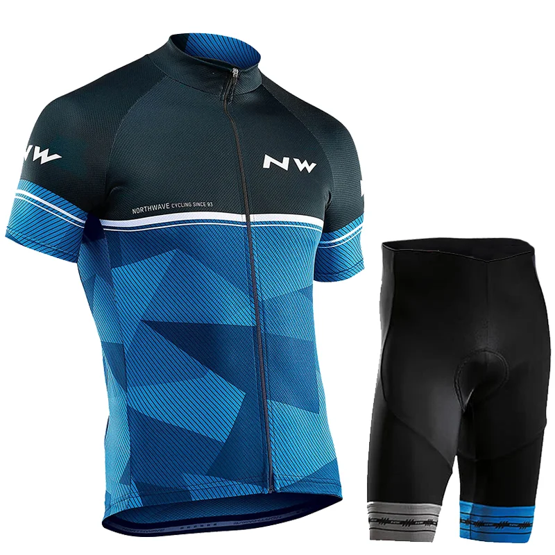 9 Лето NORTHWAVE командная велосипедная футболка быстросохнущая Ropa Ciclismo мужская велосипедная одежда гелевая дышащая короткая нагрудник наборы - Цвет: 9
