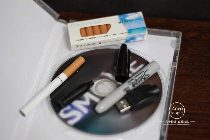 Smoke by Alan R(Gimmicks+ 10 pcs Refills)-фокусы, иллюзии, сценический магический реквизит, комедия, крупным планом, волшебные игрушки