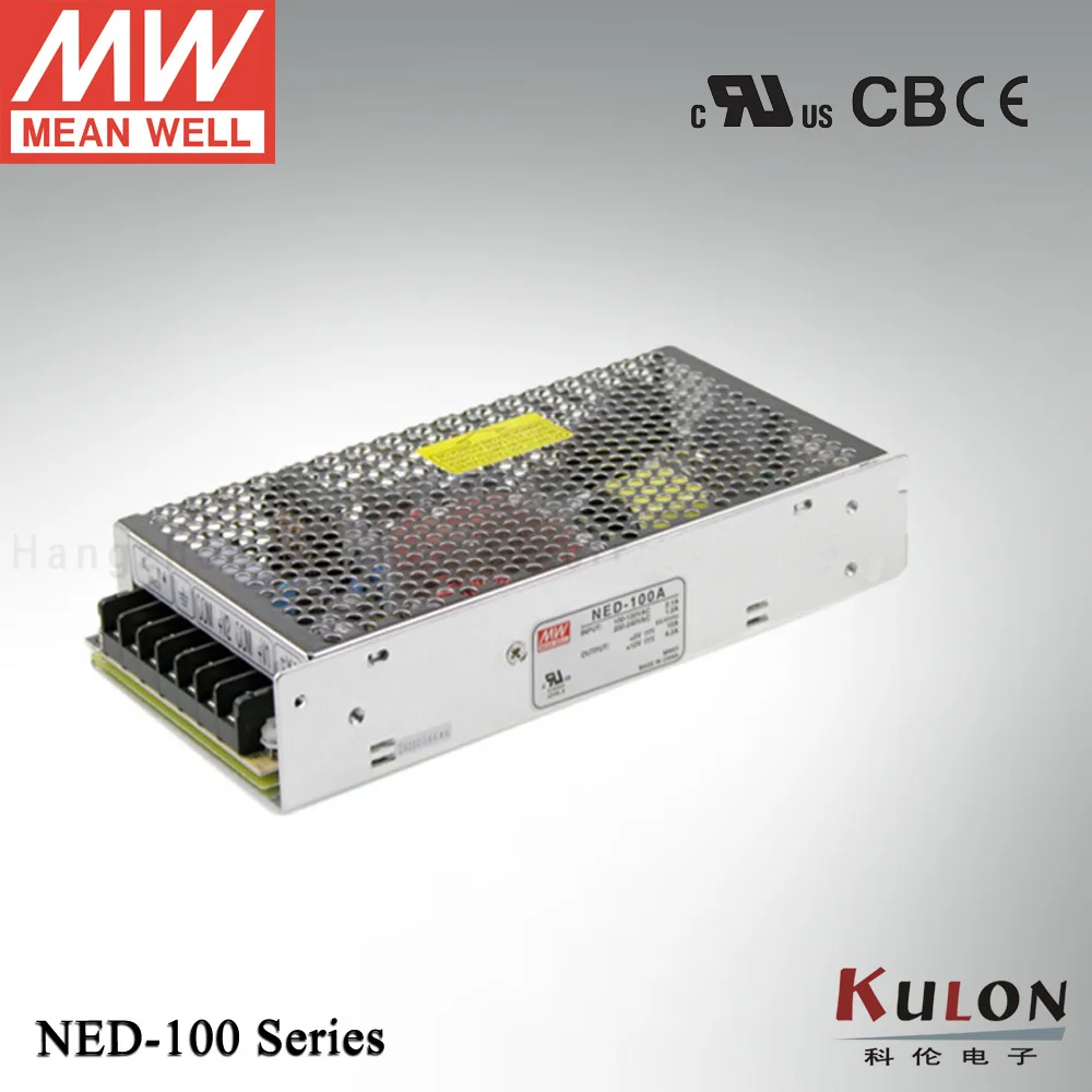 

Оригинальный Meanwell NED-100B двойной Выход 5V 24V 100W Питание