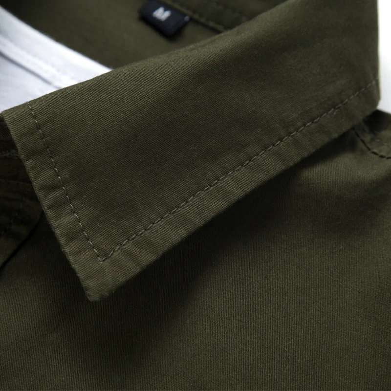 Горячая новинка Мужская рубашка Униформа Повседневная модная мужская с длинным