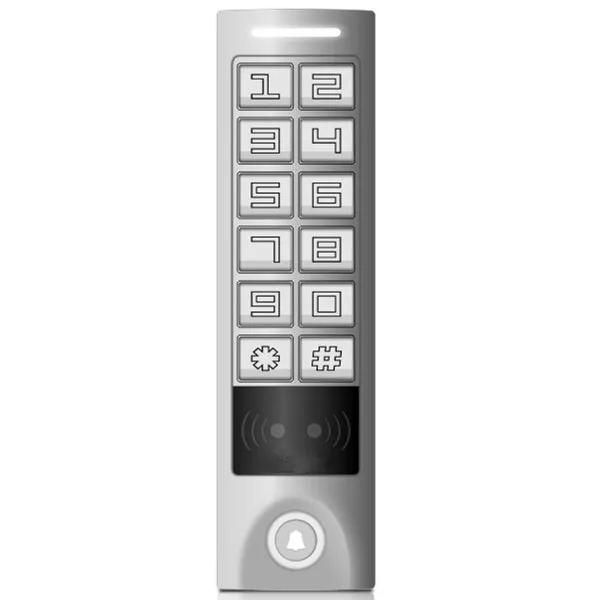 XJQ Slim Design RFID Card Access Control Metal Proximity Door Controller Waterproof Password Keypad System | Безопасность и защита