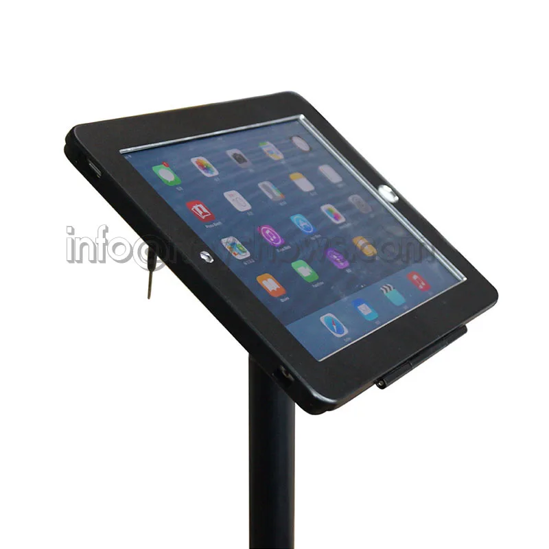Ipad защитный Стенд планшет дисплей замок ipad напольный держатель Регулируемый Чехол Дисплей Кронштейн Противоугонная для ipad 2, 3, 4 Air pro 9,7