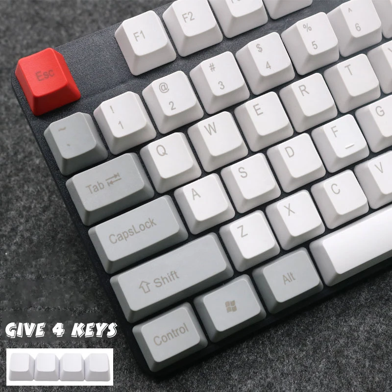 CARBON ZEALER Топ печатных Pbt Keycap для механической клавиатуры 108 ключей полный набор Dolch Keycaps ключи Corsair Bfilco Minila