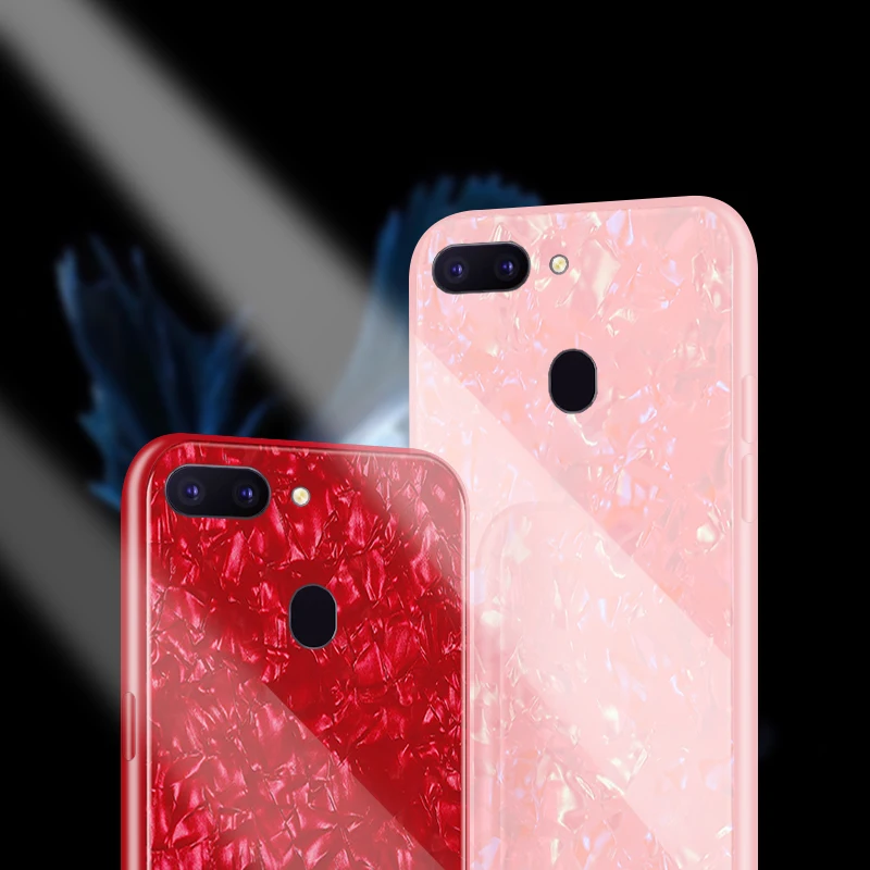 Телефон чехол для Oppo R15 Дело мечта шаблоном случаях OPPO стекло задняя крышка |